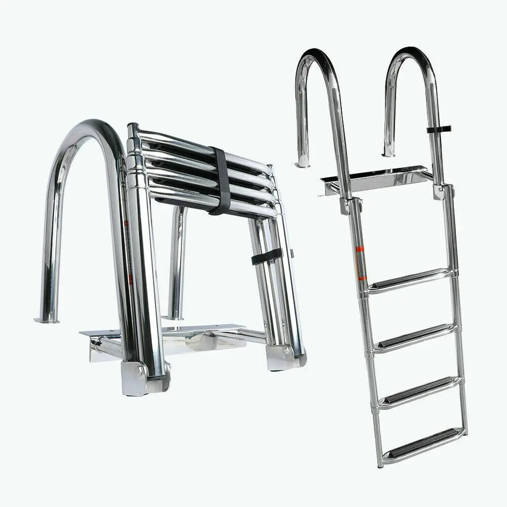 Escalera telescópica acero inoxidable para barco y muelle - imagen 3