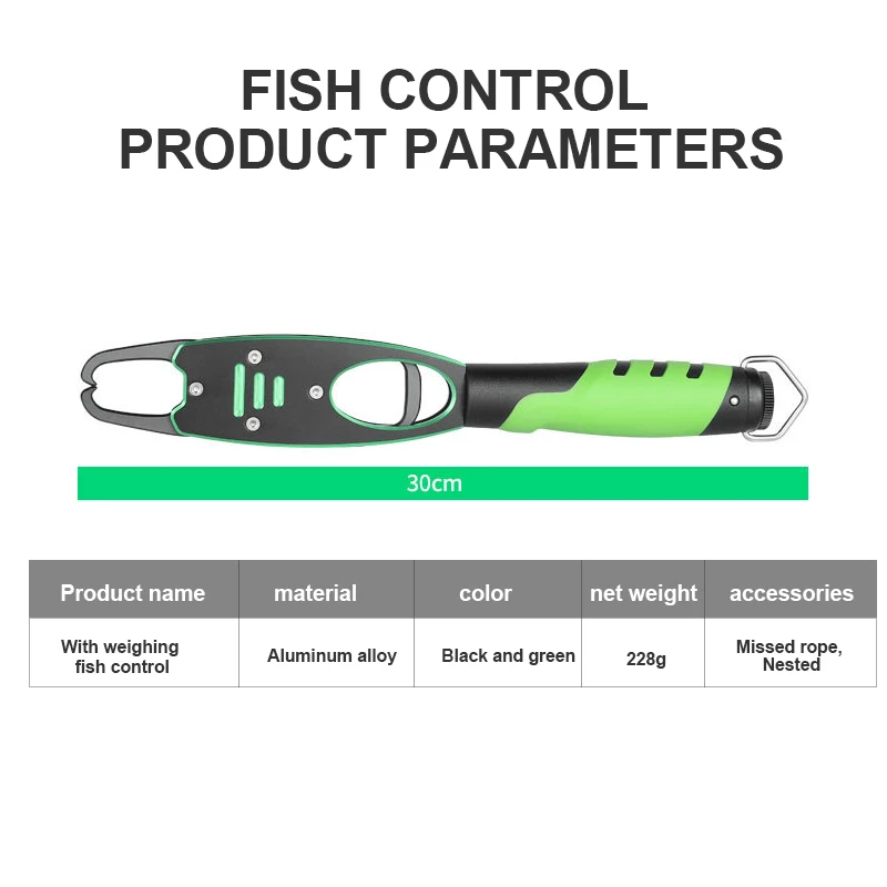 Juego de alicates y empuñaduras de pesca, Escala de peso, nueva herramienta de Control de aluminio de Color - imagen 2