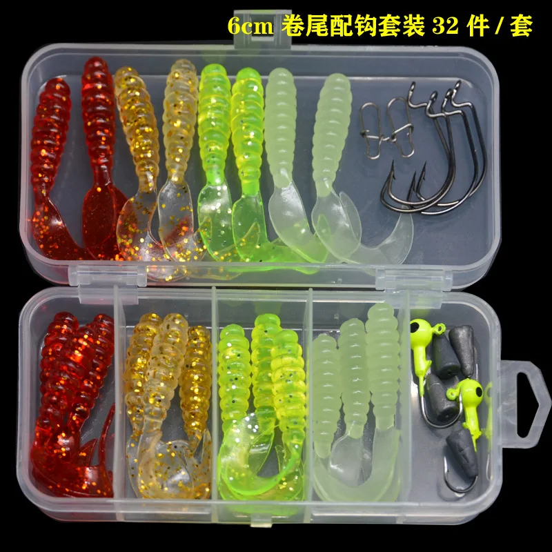 6cm worm 31 Pieces