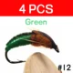4pcs green