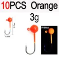 10pcs orange 3g