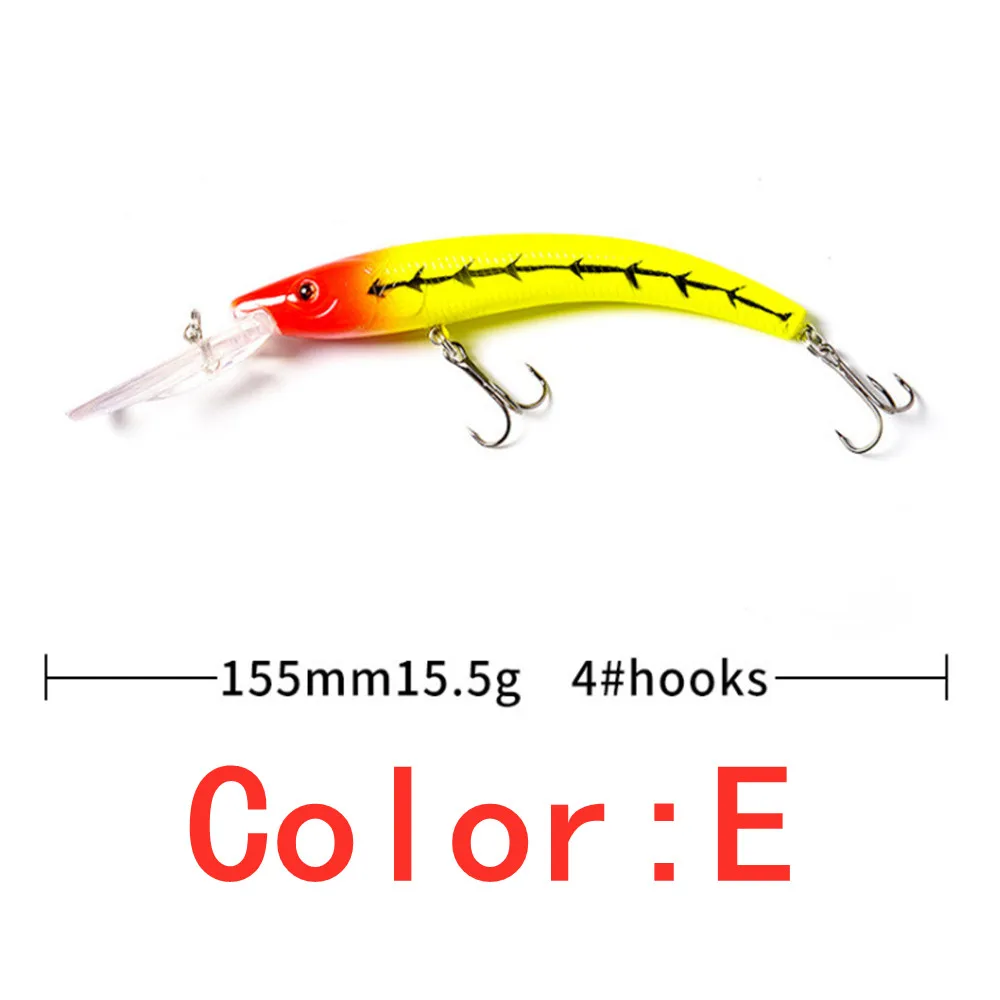 Este señuelo de pesca es vibrante y efectivo diseñado para una variedad de técnicas de pesca.