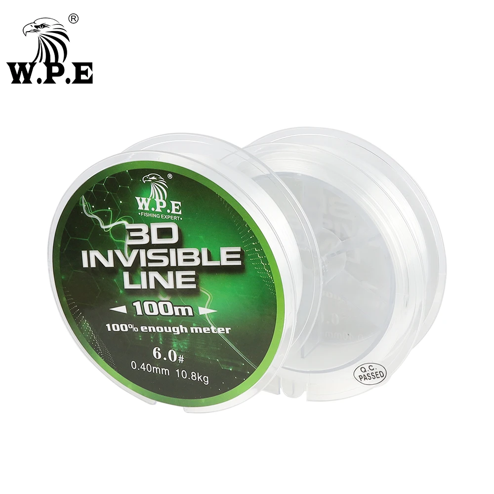 Hilo de nailon resistente para pesca de carpa, hilo de monofilamento de 100m/150m/300m/500m, 0,23mm-0,60mm, Material japonés, 3,8 KG-22KG, marca W.P.E - imagen 3