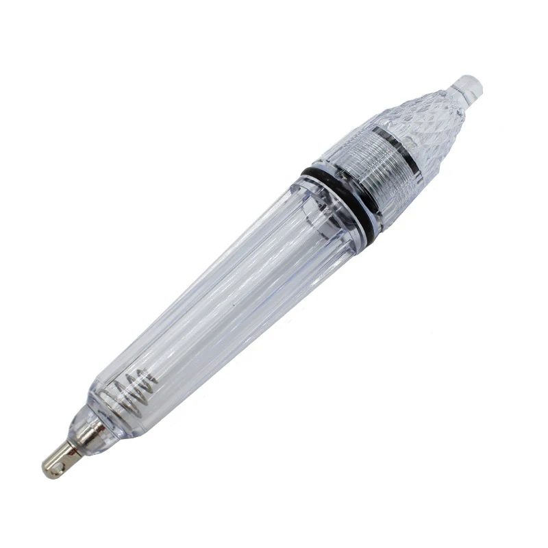 Bimoo-luz LED para pesca nocturna, lámpara de señuelo para atraer peces, atrayente, resistente al agua, color rojo y blanco, 35g, 1 unidad