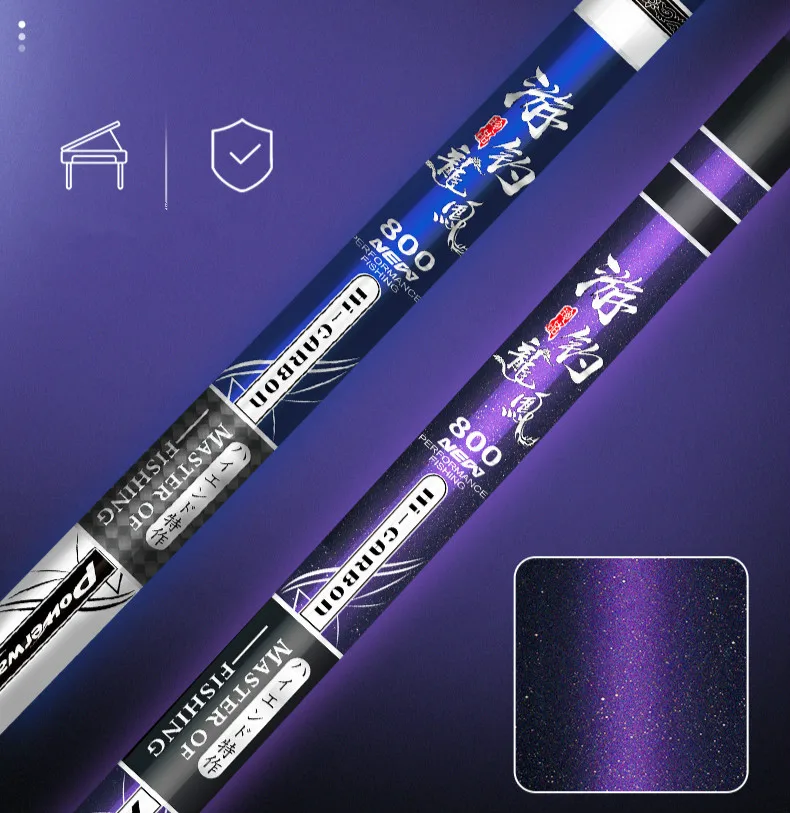 Experimente la mejor caña de pescar con tecnología avanzada y diseño vibrante