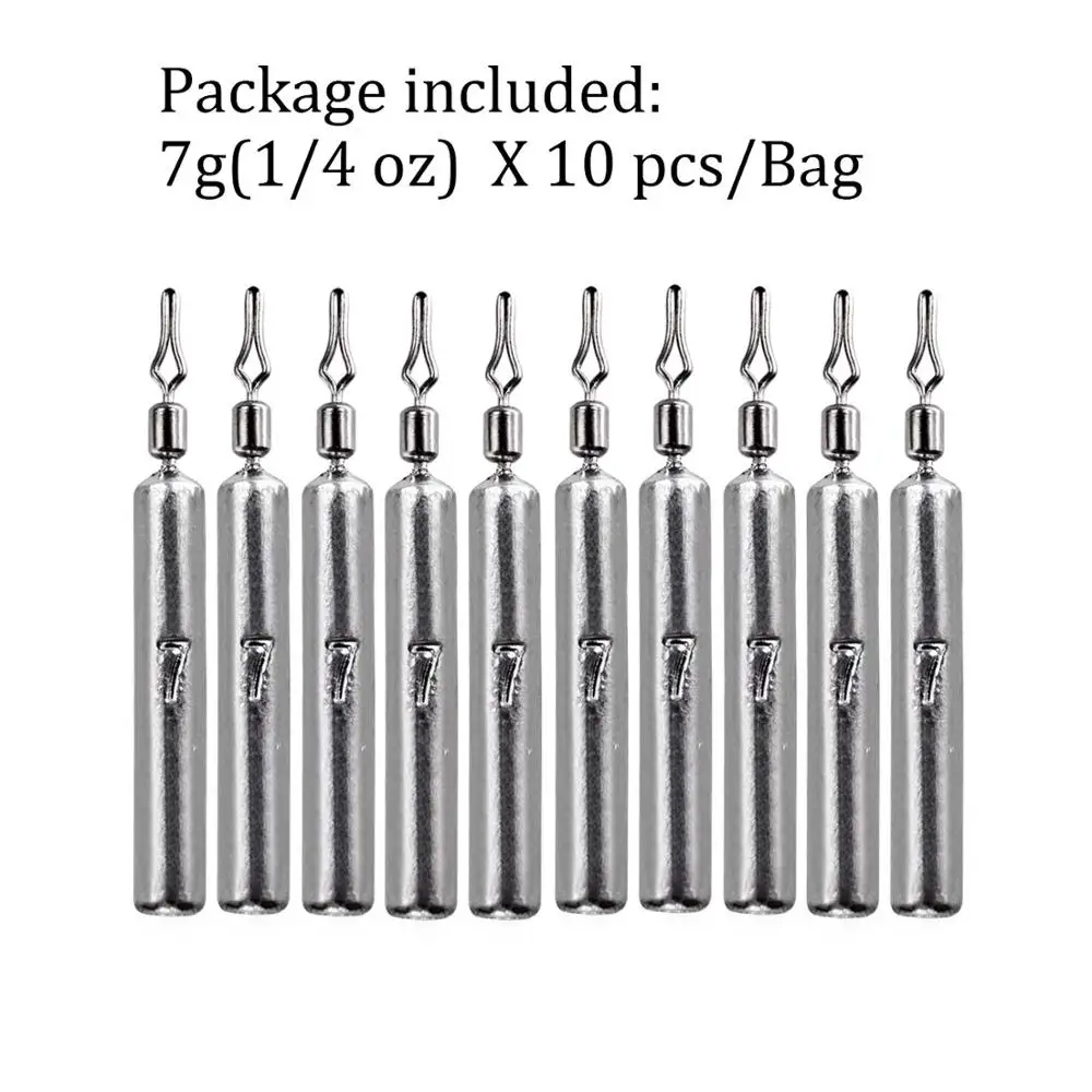 10pcs 7g weights