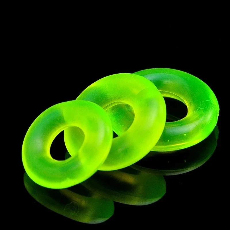 Tope flotante de goma de Gel Flexible suave, 5 unids/lote, caña de pescar con Clip, aparejo de parada, anillo, funda de poste antideslizante - imagen 3