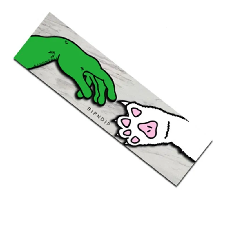 Papel de lija para monopatín, 84x23cm, cubierta para monopatín, cinta de agarre para Longboard, papel abrasivo - imagen 5