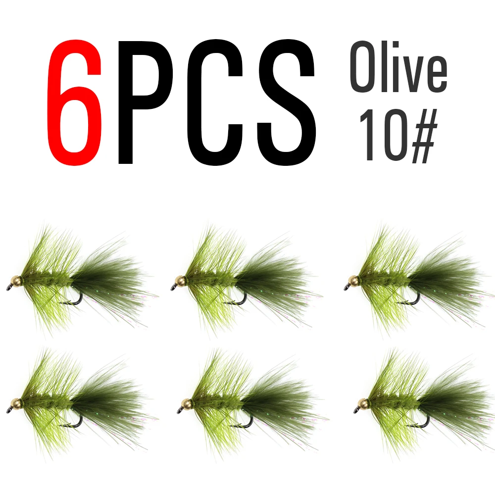 6pcs  Olive