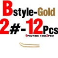 B Gold Size2 12PCS
