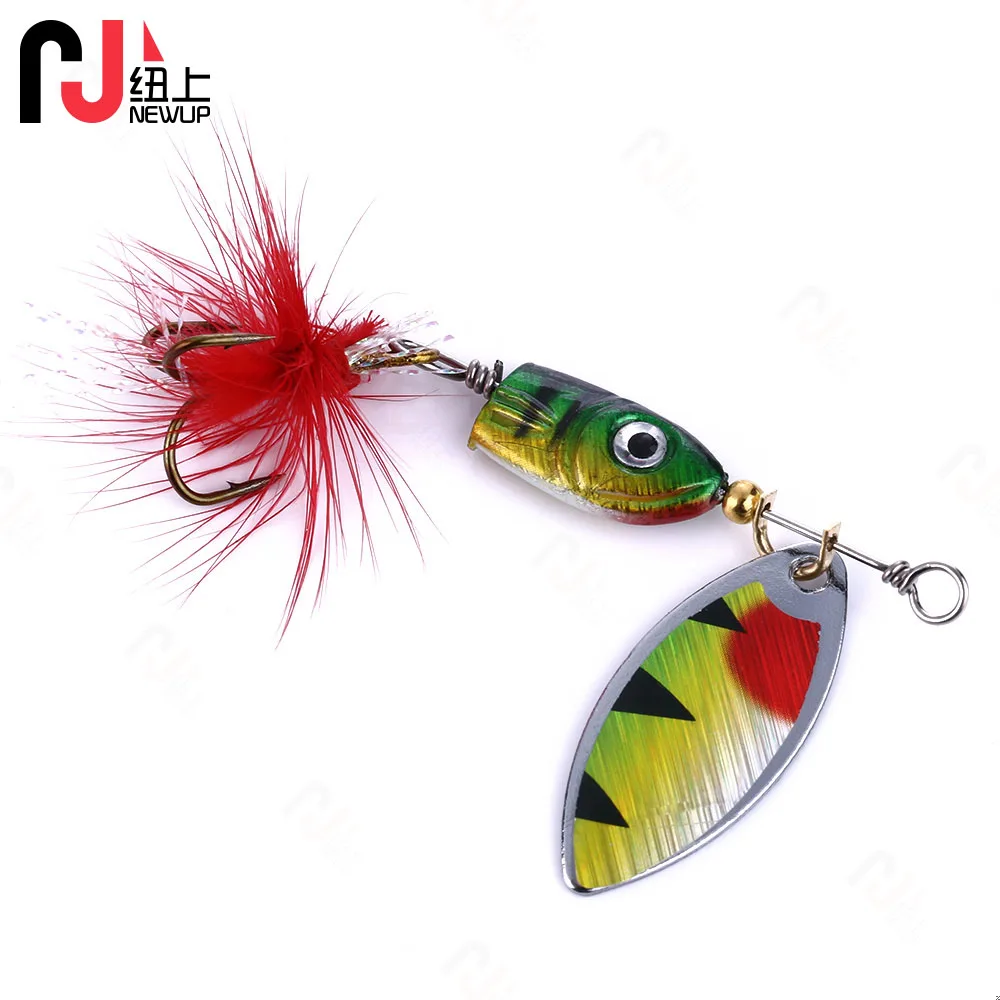 Señuelo de Metal para pesca, cebo Artificial Wobbler con lentejuelas de 7g y 4,5 cm, anzuelos agudos fuertes, 1 Uds. - imagen 4