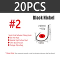 20pcs Size 2 Black