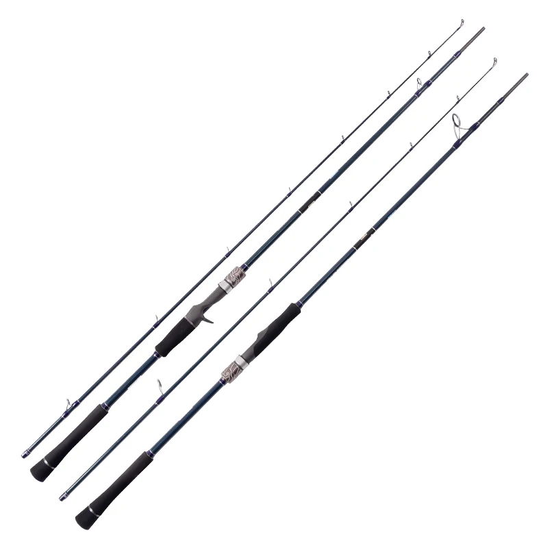 ECOODA-caña de pescar con señuelo ECBB, 2,1 m/2,4 m M/MH/H, anillos guía Fuji A, caña de fundición giratoria, peso del señuelo 8-60g, PE1-5 - imagen 5