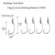 10pcs 7g hook