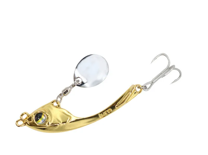 Señuelo VIB Zinc Media Luna – Spinner Lentejuelas Giratorias 10-15g - imagen 5