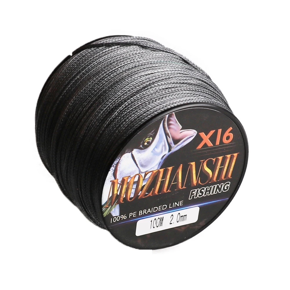 Zzhanshi-Hilo de pescar multifilamento, 16 hebras, 100M, superfuerte, 0,16 MM-2,5 MM, 100% PE, Material de Japón - imagen 4