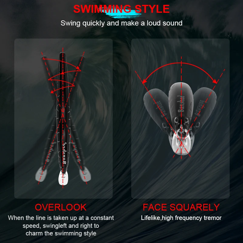 Banshee 115mm 10g Maximus Jerk señuelo de pesca VM01 sonajero wobbler cebo duro Artificial Jerkbait pececillo flotante - imagen 5