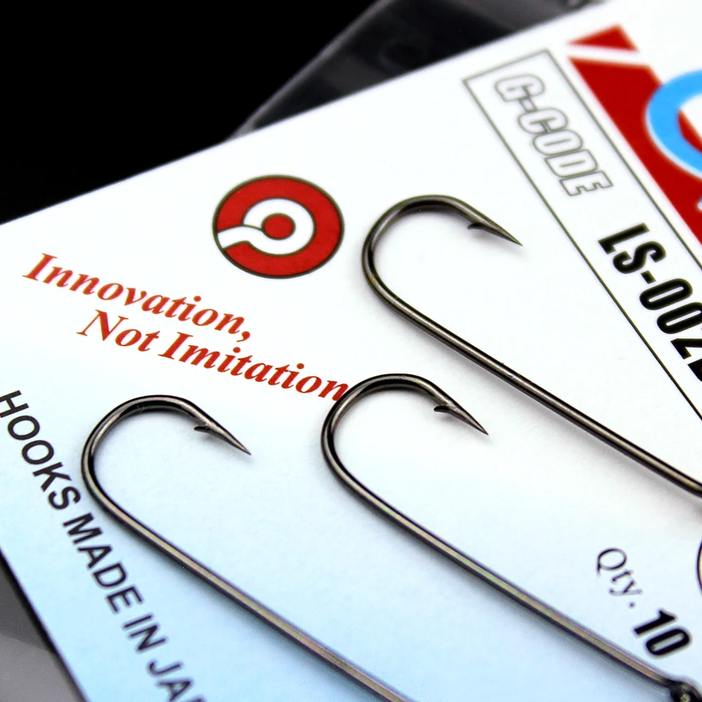 10 Uds./30 Uds. Anzuelos de pesca de pescado largo, anzuelo de articulación doblada redonda gamakatsu - imagen 4