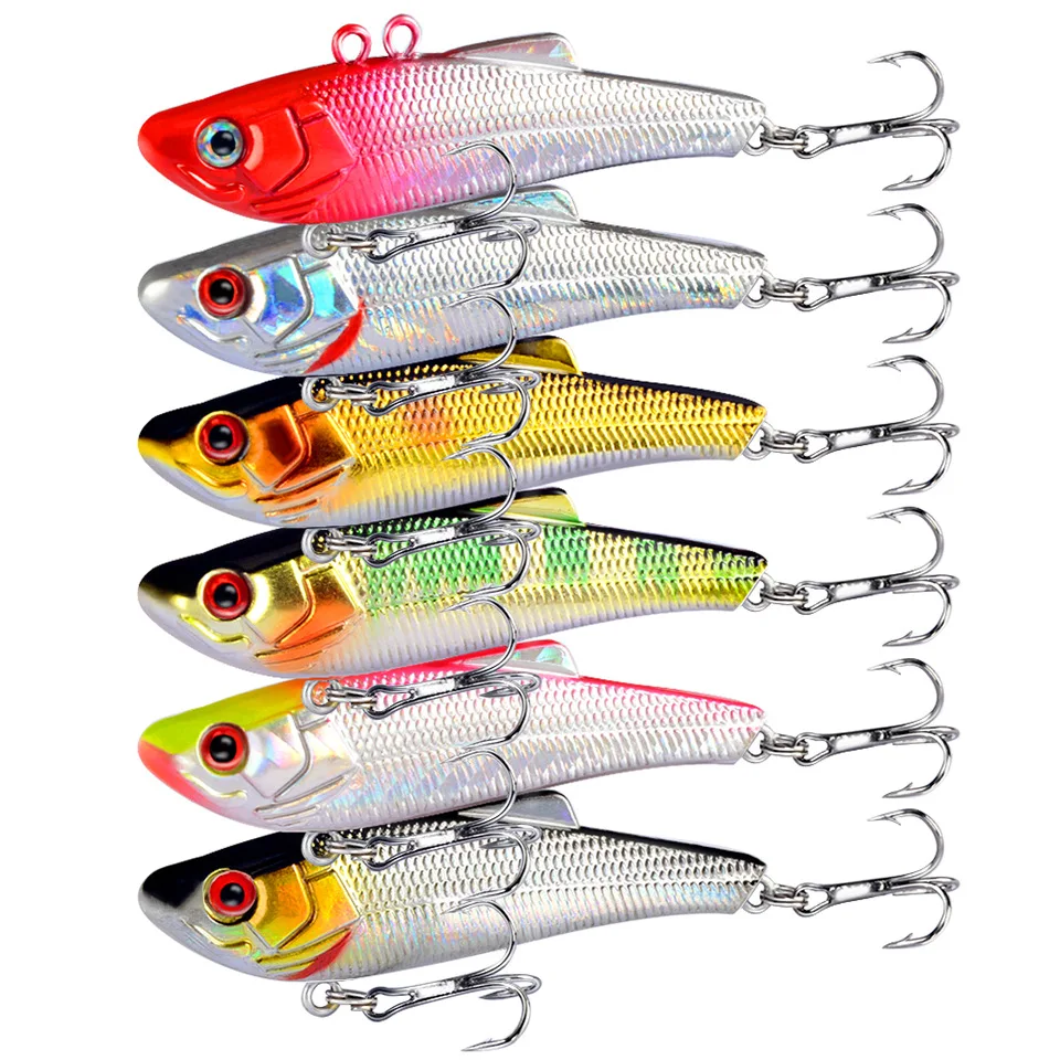 Señuelo de Pesca de hielo VIB, cebo duro, 7cm, 7g Isca, cebo Artificial que se hunde, Wobbler, aparejos de Pesca de invierno, 1 ud.