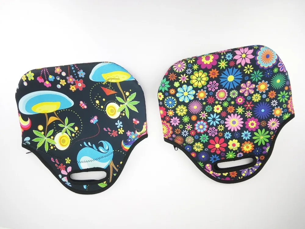 Bolsa térmica de neopreno para pícnic, bolso de mano para mujer, fiambrera térmica, resistente al agua, vajilla de PP para exteriores - imagen 3