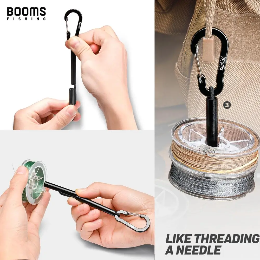 Booms Fishing SH1 Tippet-soporte de carrete, enrollador de sedal, almacenamiento de carrete de pesca, accesorios de herramientas de pesca con mosca - imagen 4