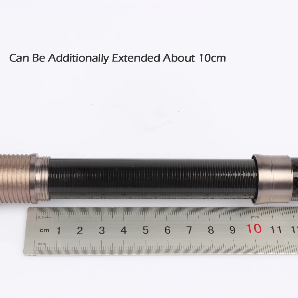 Goture-caña de pescar telescópica de Metal, accesorio portátil de alta resistencia para agua salada/MAR/Océano, aleación de aluminio, 1,8-3,3 M - imagen 5