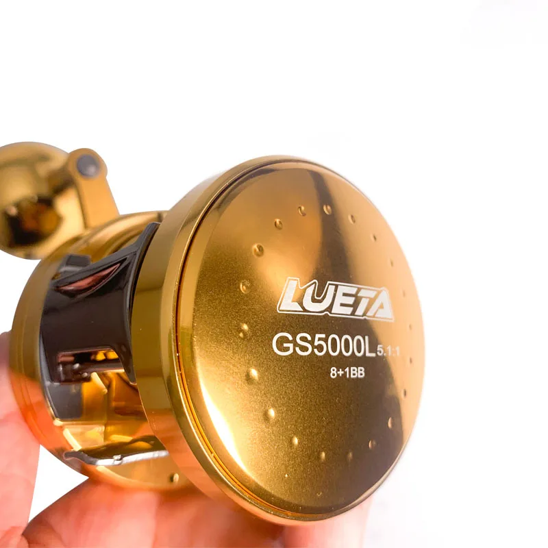 Carrete de Metal completo para Jigging lento, alta velocidad, 5,1: 1, rodamiento de bolas de 10kg, 8 + 1 - imagen 3