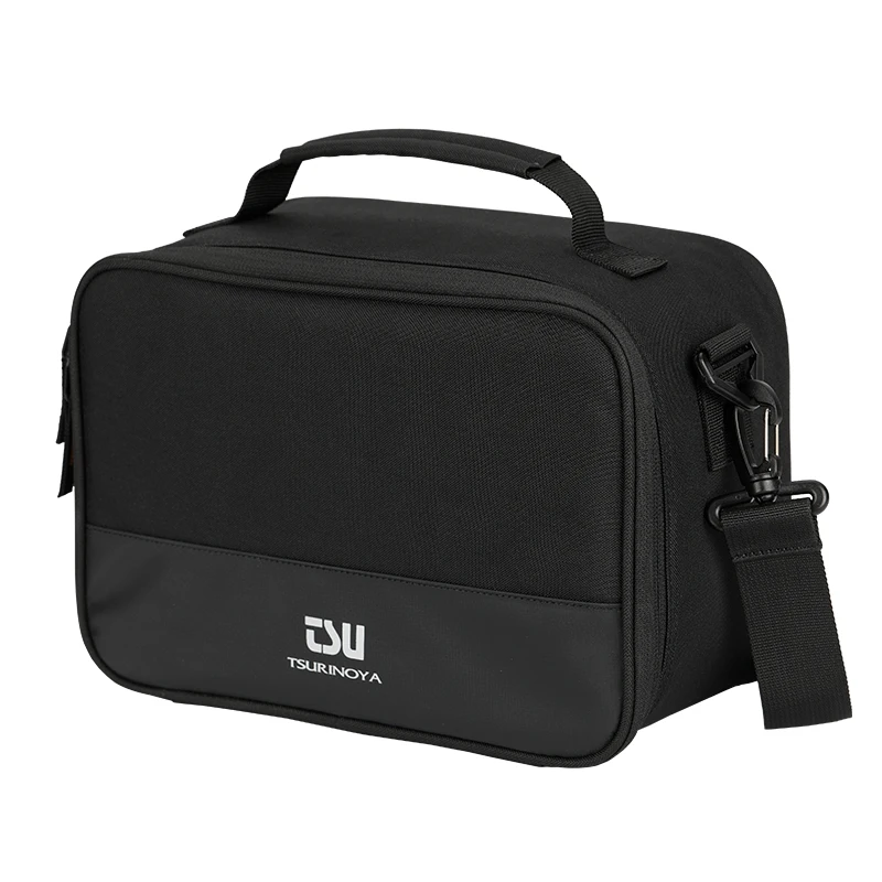 TSURINOYA-Bolsa de carretes de pesca multiusos, bolsa de gran capacidad, partición extraíble, impermeable, ajustable, estuche de almacenamiento de carrete de pesca - imagen 5