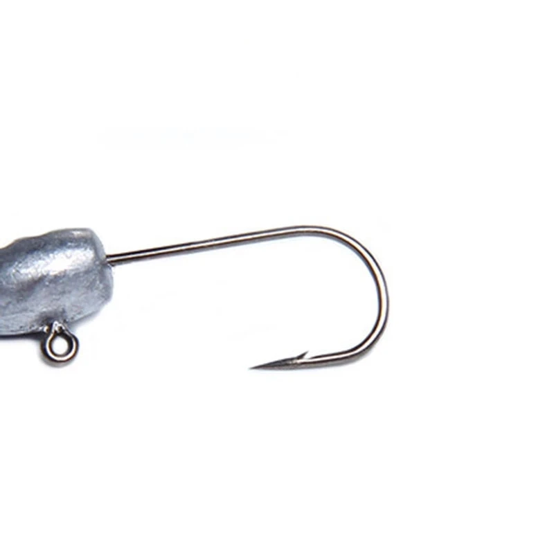 HISTOLURE AJING anzuelos de pesca 1g 2g 3g 4g señuelo suave trucha Rockfish cebo Jig Head anzuelo de gusano - imagen 3