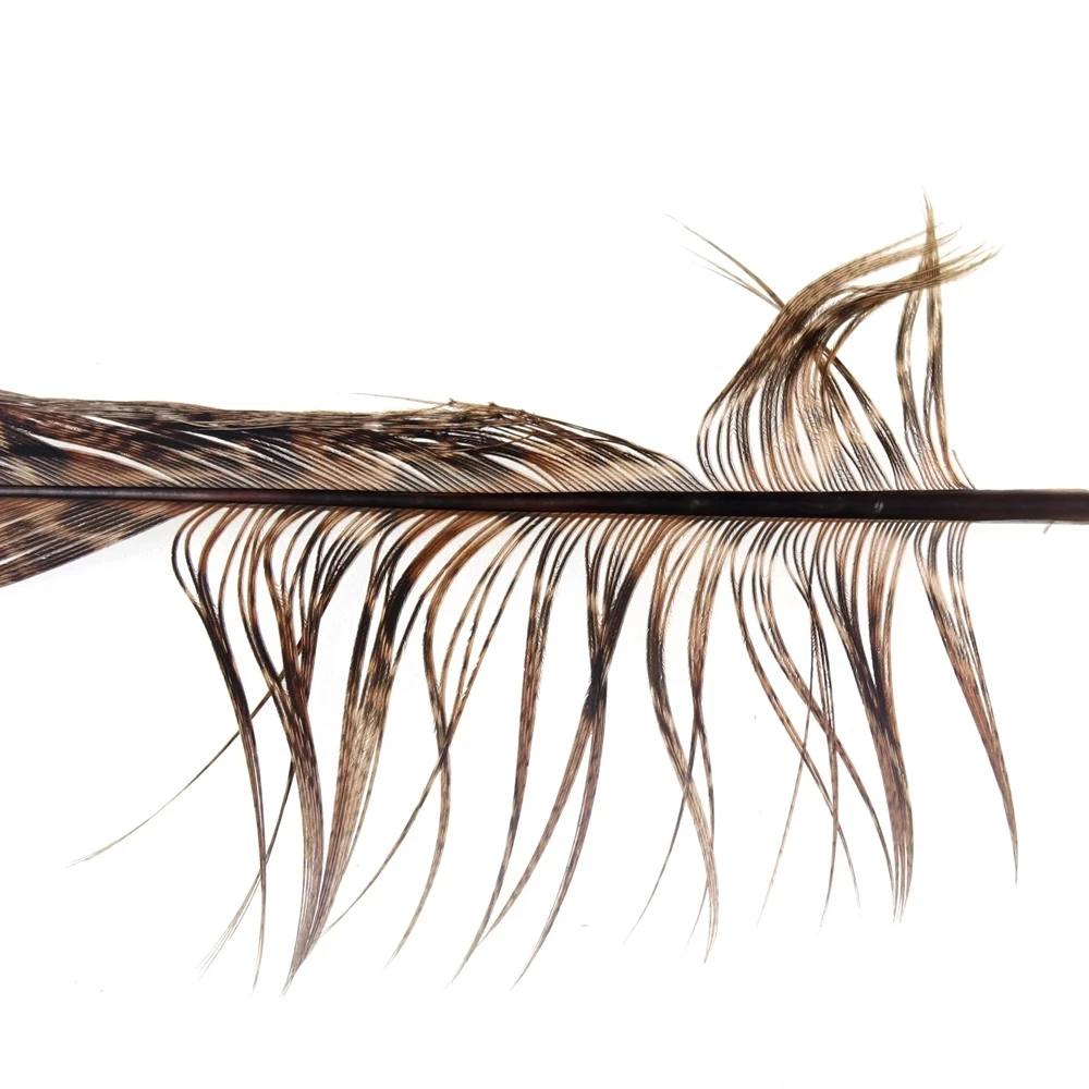 WIFREO-Anillo de 5 piezas para el cuello, pluma de cola de faisán para atar moscas, ninfas, plumas naturales para moscas húmedas, Material de señuelos para atar moscas - imagen 5