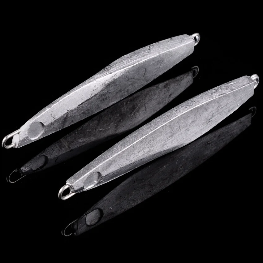 Señuelo transparente de Metal sin pintar, plantilla de arrastre de 7-40g, señuelo de lubina de mar fundida, cebo Artificial, aparejos de pesca DIY, 1 unidad - imagen 4