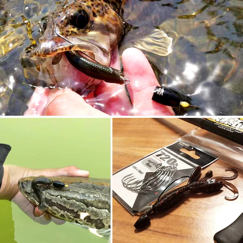 LSP Texas Rig Sinker 1/16 - 1 Oz Bullet Bass Fishing Peso 1,8-28g Accesorios de señuelo Productos de pesca para pesca en invierno - imagen 4