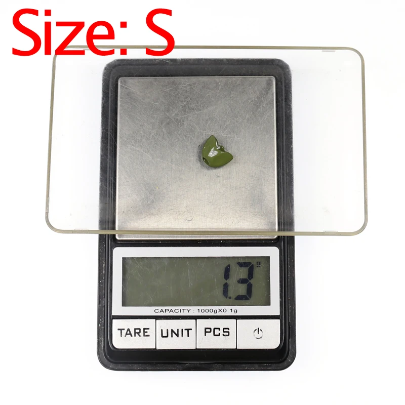 10 Uds atado de moscas cabeza de pez máscara de pescado Streamer atado tamaño S L casco esculpido Streamer calavera de pescado - imagen 5