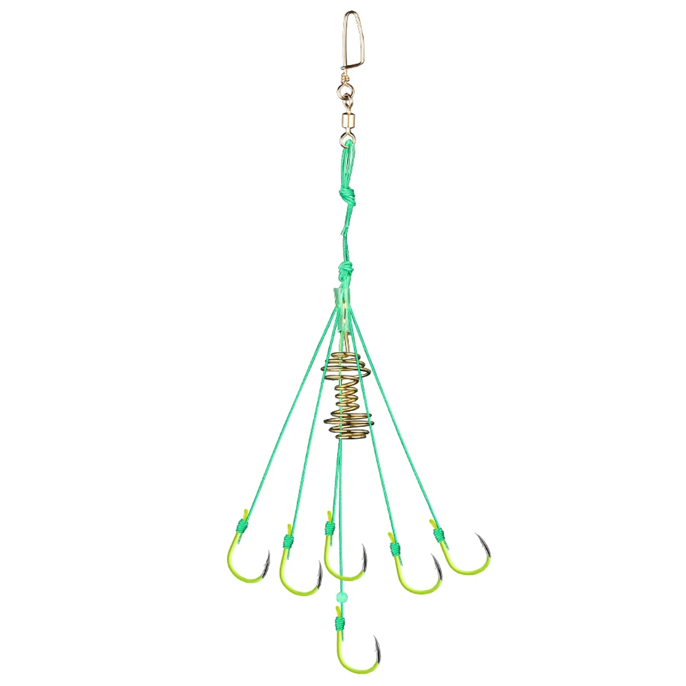 4 unids/caja de pesca explosión gancho Anti-Fondo bomba atado ganchos Iseni de anzuelo Pesca Marítima de evitar ganchos colgar a fondo de agua de - imagen 5