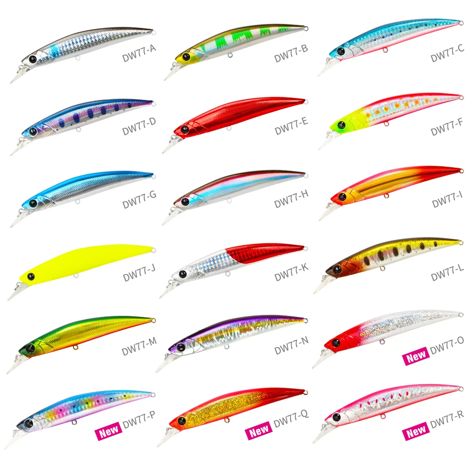 TSURINOYA 110S pececillo hundido NUEVA COLOR DW77 110mm 22g trucha grande Lucio lubina pesca en el mar cebo duro Artificial Jerkbait Wobble - imagen 3