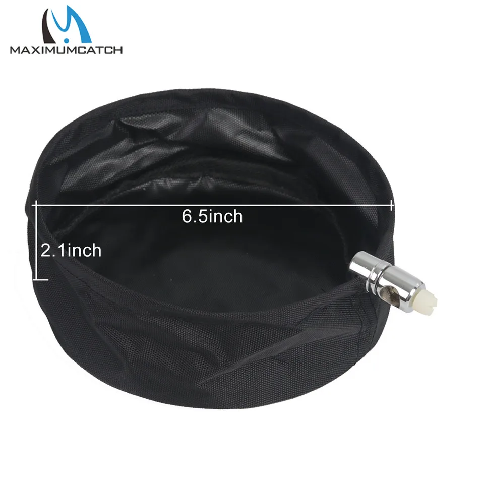 Cesta de basura para atar moscas Maximumcatch, soporte de basura magnético de liberación rápida de perfil bajo para tornillo de banco de atado - imagen 3