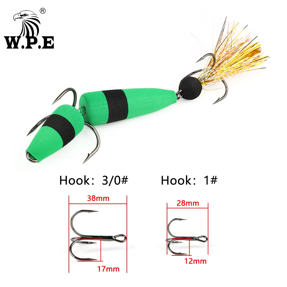 W.P.E-señuelo de Pesca Mandula, tamaño XL, cebo para insectos, señuelo suave SwimBait, señuelo de lubina Multicolor, aparejos de Pesca Wobbler - imagen 4