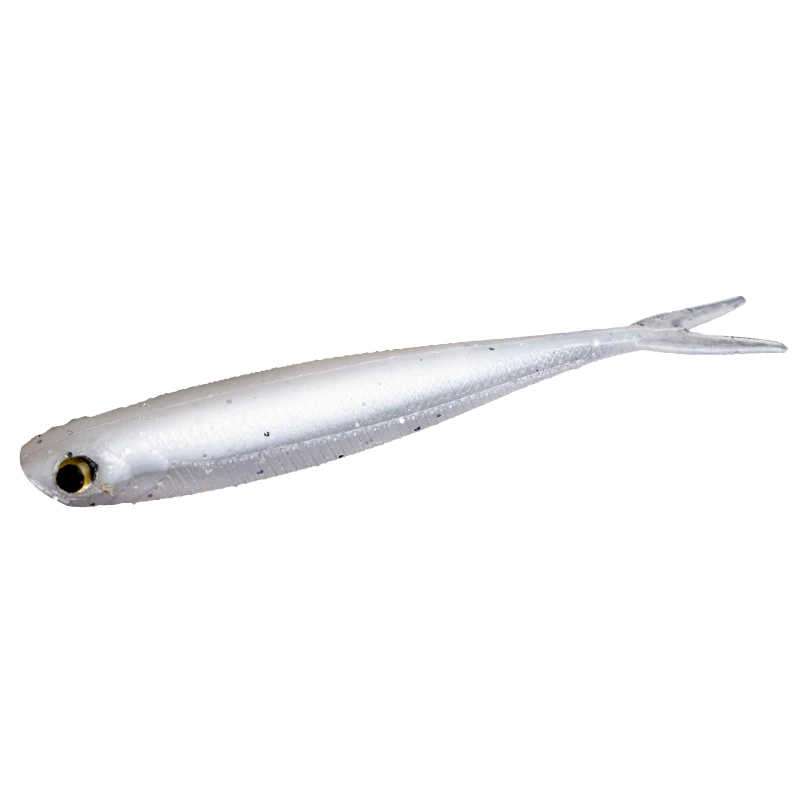 Señuelo suave de pesca de francotirador de agua, cebo de silicona con ojo 3D, doble Color, 71mm, 12 unidades - imagen 4