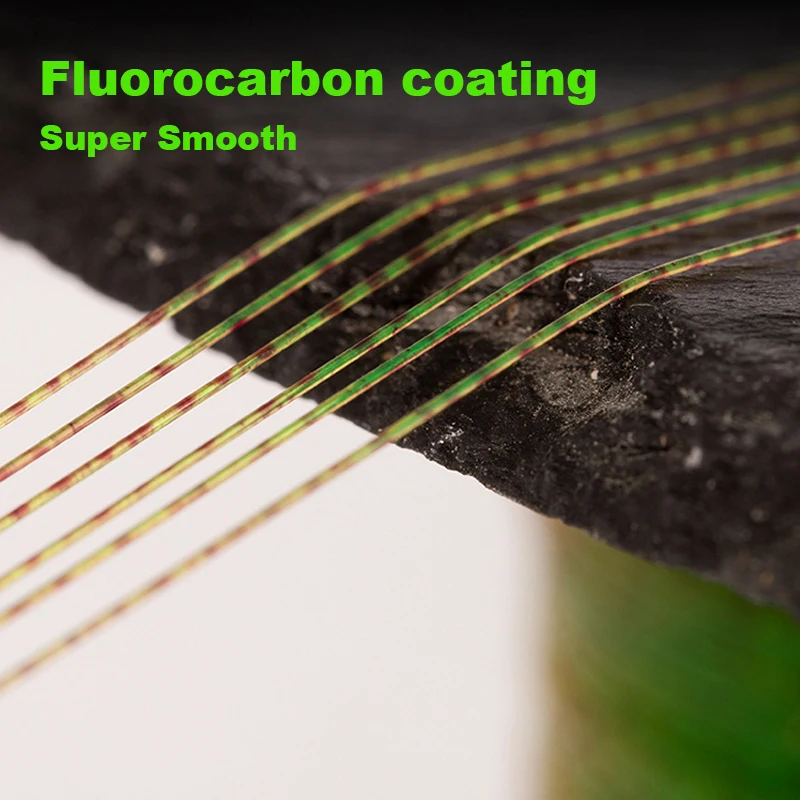 Sedal de Pesca Invisible de monofilamento de 3000m, hilo de nailon recubierto de fluorocarbono biónico con manchas 3D, herramientas de Pesca de algas de carpa - imagen 4