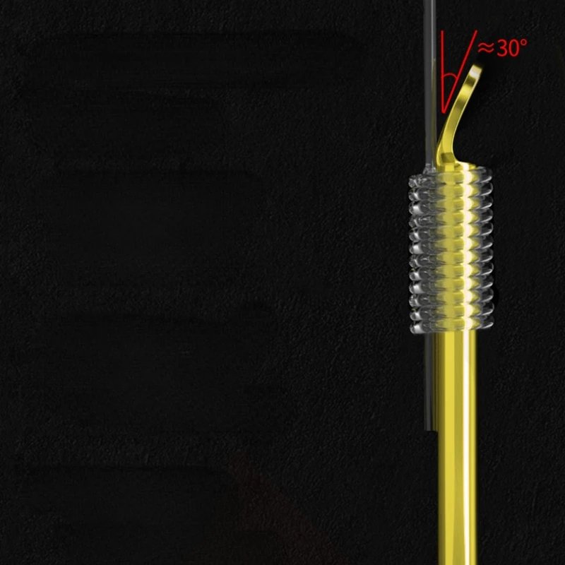 Anzuelo doble con sublínea, accesorio afilado para carpa, con púas, conectado con hilo de pesca, anzuelos de acero de alto carbono, equipo de pesca - imagen 4