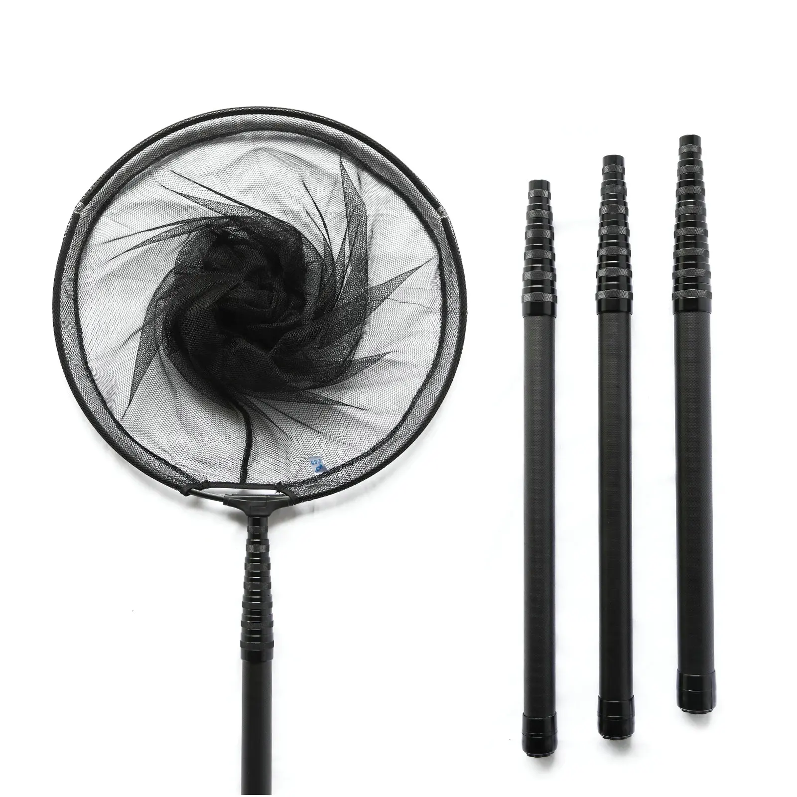 Red de pesca plegable, poste de carbono, ultraligero, retráctil, telescópica, de mano, 1,8-3,45 m - imagen 5