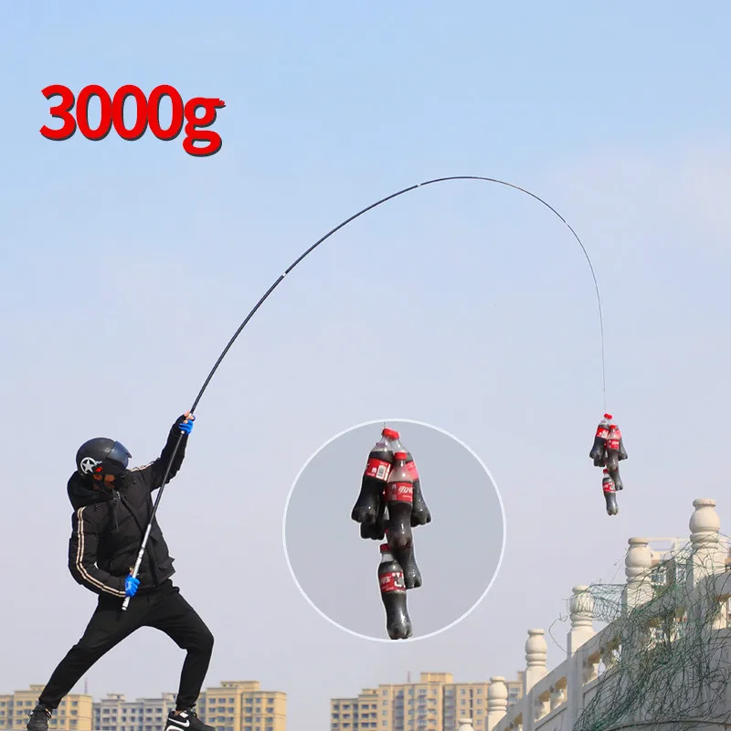 Caña de pescar telescópica de fibra de carbono superdura, caña de pescar de sección larga, 6H, 2,7 M/3,6 M/3,9 M/4,5 M/5,4 M/6,3 M, caña de pescar de Taiwán - imagen 5