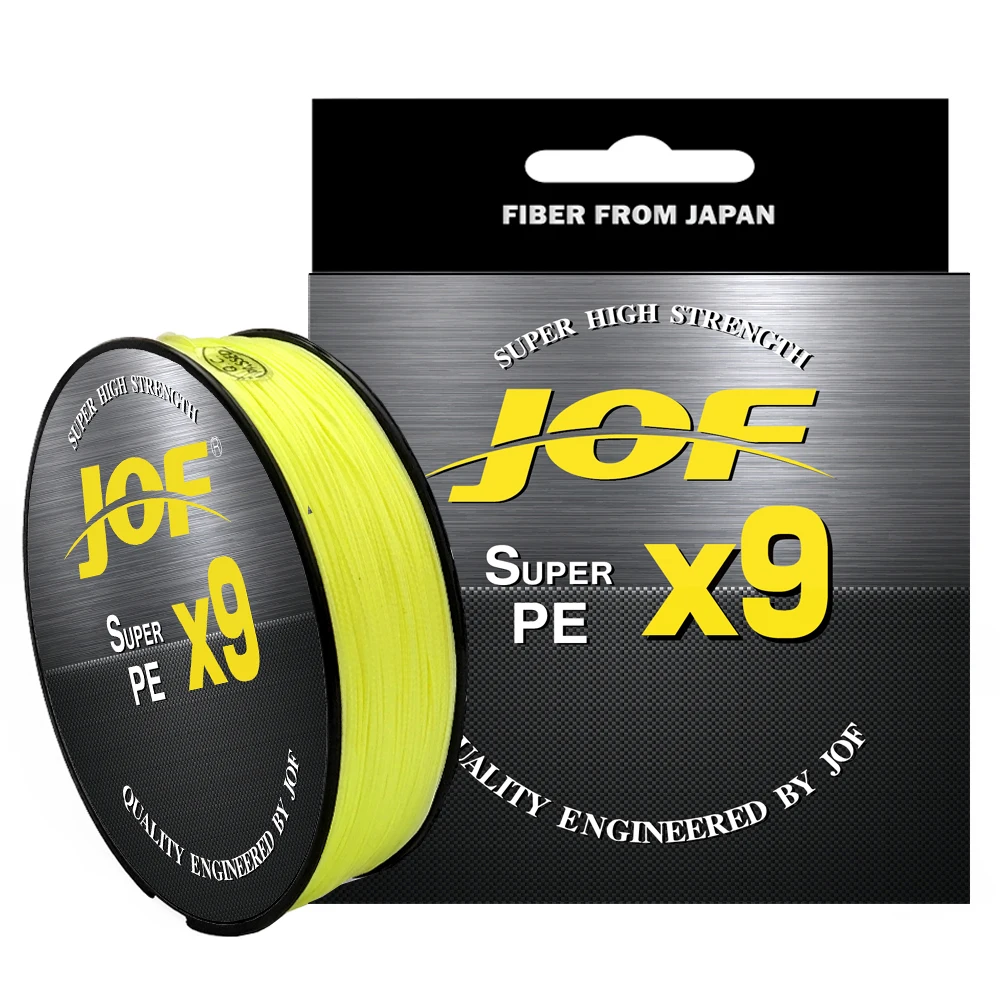 JOF-sedal de pesca trenzado, 20-92lb libras X12 X9, 100m-500m, multifilamento, pesca de carpa en el mar - imagen 5