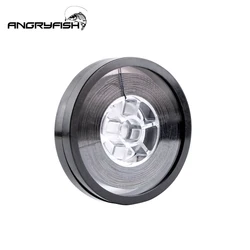 Angryfish material de alta calidad 15m hilo de pescar de carpa gancho recubierto enlace 15LB 25LB 35LB fuerte dureza resistencia