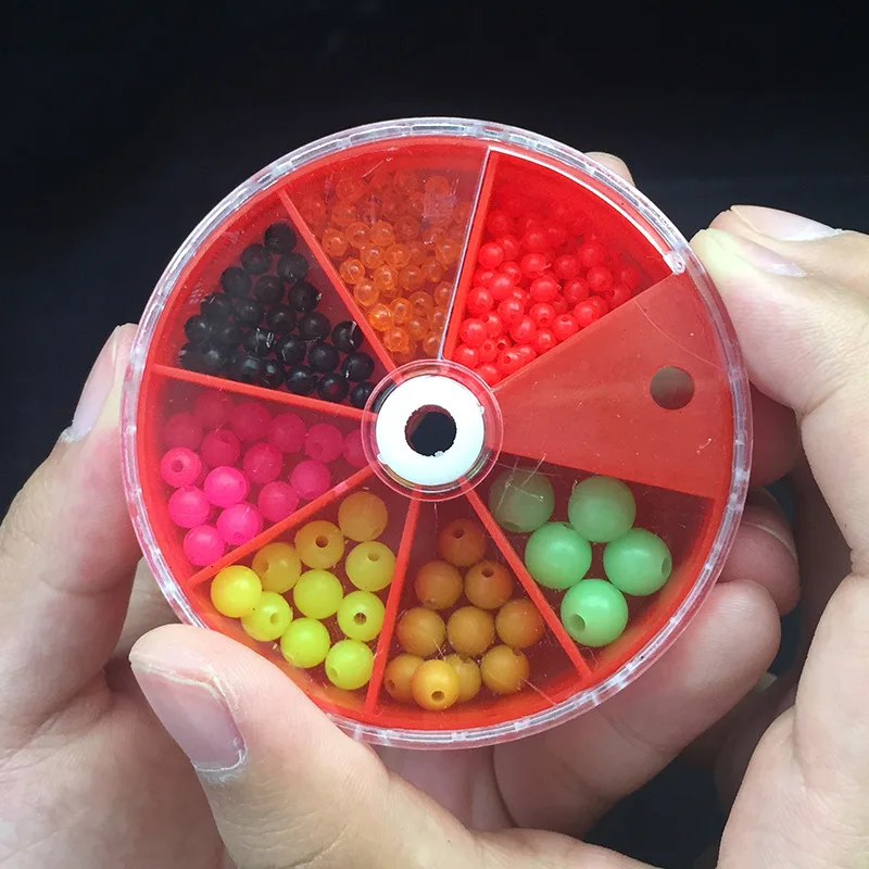 Accesorios para Texas Rig, bloque de pesca, frijoles, 5mm, 7,5mm, todos los tamaños, todas las colores, bolas de señuelo de pesca nocturna - imagen 5