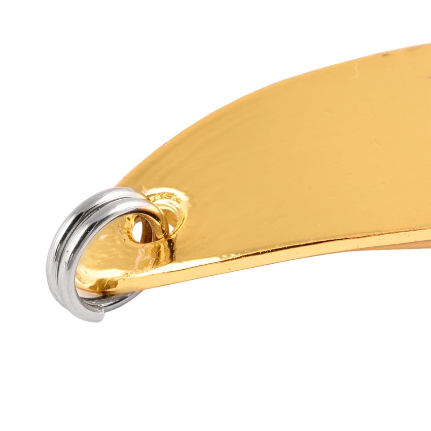 Golden Hook con un anillo plateado para un atractivo visual mejorado