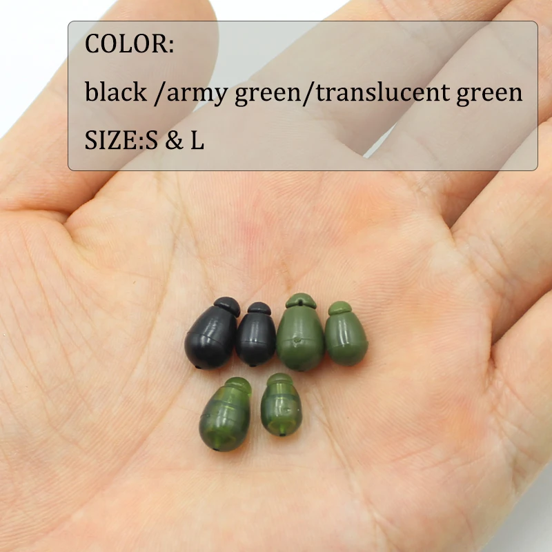 20 unidades de cuentas de cambio rápido, aparejos de pesca, anzuelos, método de enlace, alimentadores, accesorios de pesca de carpa, aparejos - imagen 2