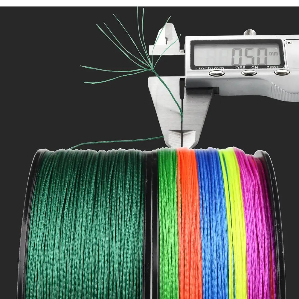Sedal de Pesca con mosca, 9 hebras, PE, hilo trenzado para carpa, Multifilamento, 22 ~ 135LB, 2020 M, 1000M, 500M, novedad de 300 - imagen 3