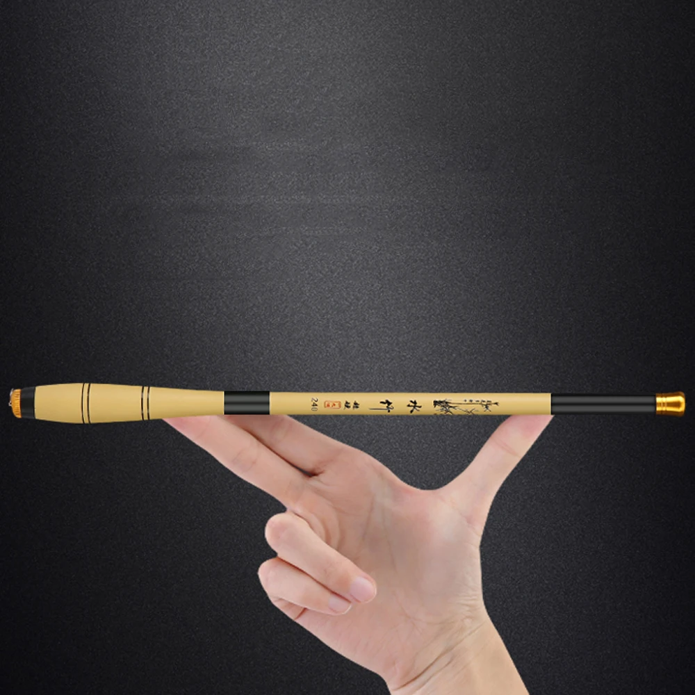 Caña de pescar superdura y ultraligera, caña de fundición telescópica de fibra de carbono, 1,5 m-6,3 m, portátil, para carpa, para hielo en invierno, 28MH - imagen 3