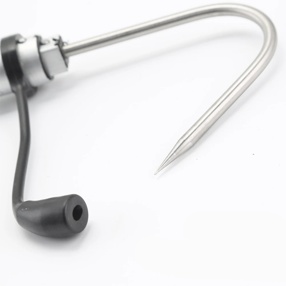 Nueva caña de pescar en hielo, herramientas de gancho de lanza, Gaff de pescado retráctil telescópico, aparejos de agarre de pesca portátiles de acero inoxidable para barco de mar, 60cm - imagen 5